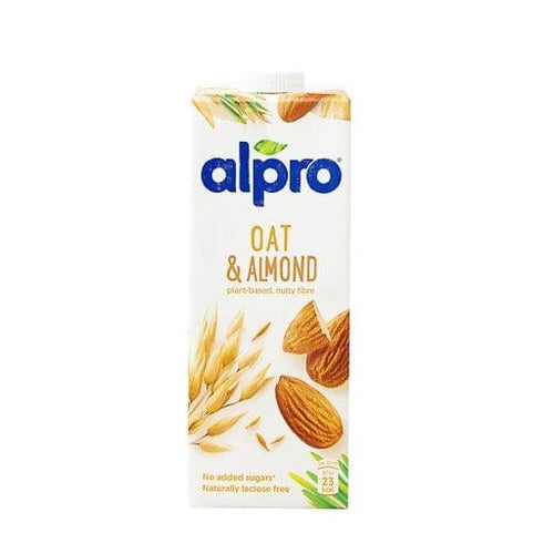 Alpro Oat & Almond milk at zucchini
